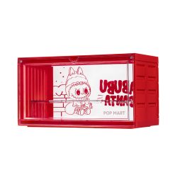 POP MART The Monsters Let's Christmas Display Box Container with String Lights