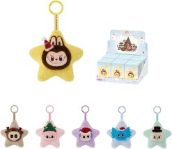 POP MART The Monsters Classic Series-Sparkly Plush Pendant Blind Box.